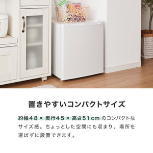 simplus 1ドア冷凍庫 33L 右開き ノンフロン ガラス仕切り棚 小型 冷凍冷蔵庫 一人暮らし スリム シンプル フリーザー 前開き 冷凍ストッカー シンプラス