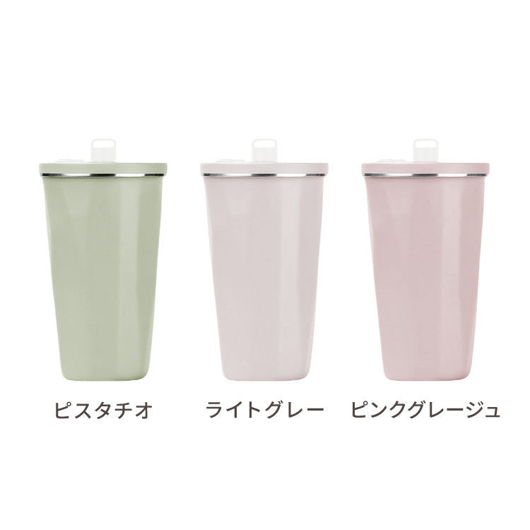 ストロー付きタンブラー 600ml 保冷 保温 蓋付き 持ち運び ストロータンブラー 真空断熱 二重構造 大容量 ストロー付き ステンレス 水筒 ボトル コーヒー 車内 可愛い かわいい