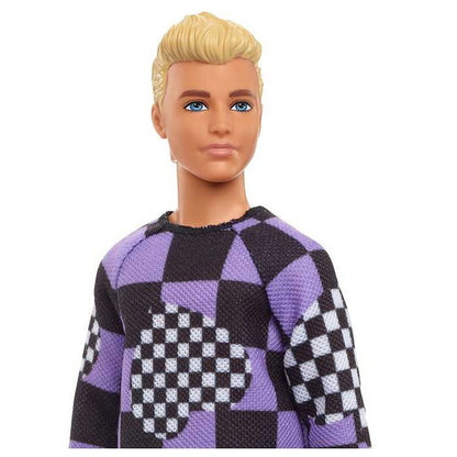 マテル HBV25 ケン ファッショニスタ パープルチェック(代引不可)