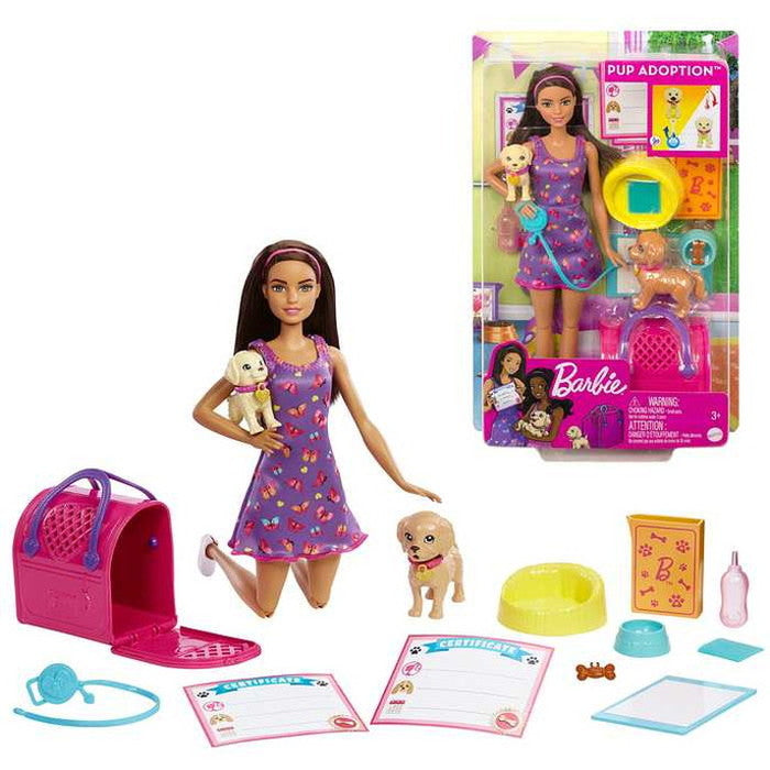マテル HKD86 バービー ほごけんとかぞくになろう!ワンちゃんのおせわセット(代引不可)