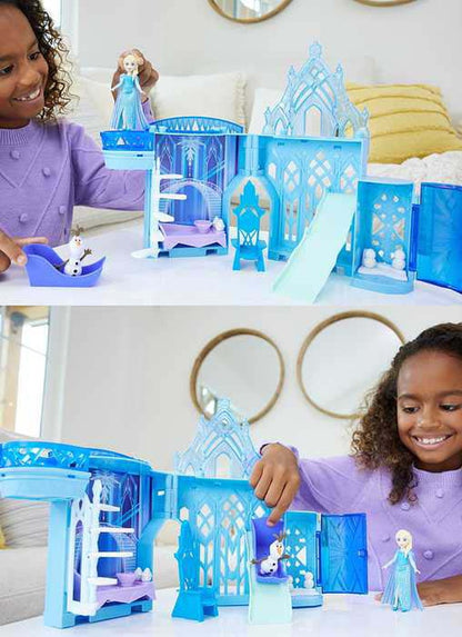 マテル HLX01 HLX01 アナと雪の女王 エルサとこおりのおしろ(かさねるおしろシリーズ!ミニドール)(代引不可)