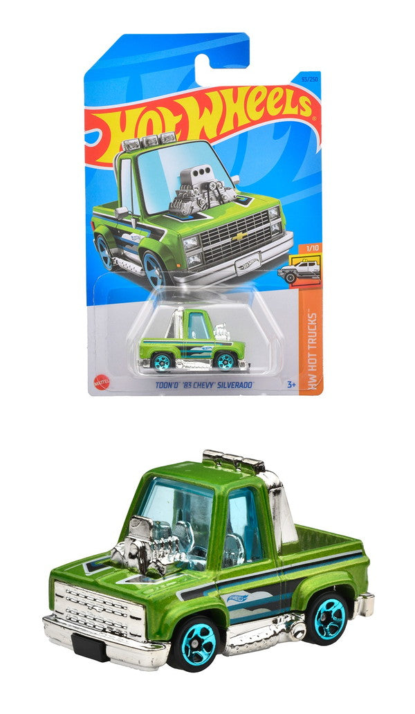 マテル HNJ89 ホットウィール ベーシックカー トューンド '83 シェビー シルバラード おもちゃ(代引不可)