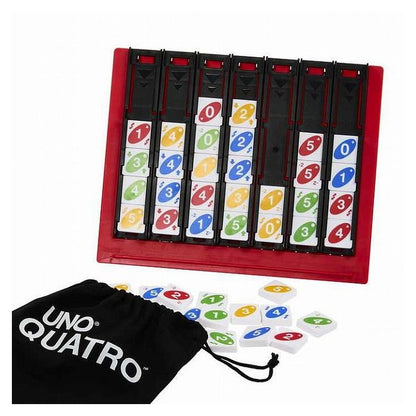 マテルゲーム ウノ UNO クアトロ マテル ならべてフォー ボードゲーム 2~4人用 ゲーム 遊び おもちゃ 誕生日 プレゼント 子ども 子供 キッズ 知育ゲーム クリスマス(代引不可)