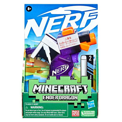 ナーフ マイクロショット マインクラフト エンダードラゴン Minecraft おもちゃ 男の子 こども 子供 ブラスター コンパクトサイズ ダーツ オンラインゲーム ロールプレイ コラボレーション クリスマス(代引不可)