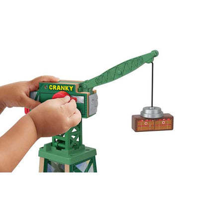 きかんしゃトーマス 木製レールシリーズ Thomas クランキーとバルストロードのはたらくブレンダムの港 3才 車 電車 クレーン 木製玩具 機関車トーマス きかんしゃトーマス(代引不可)