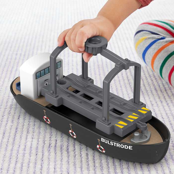 きかんしゃトーマス 木製レールシリーズ Thomas クランキーとバルストロードのはたらくブレンダムの港 3才 車 電車 クレーン 木製玩具 機関車トーマス きかんしゃトーマス(代引不可)