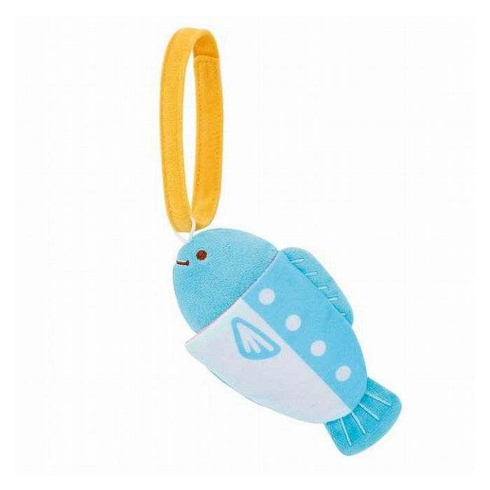 ファインモーター ミニラトル ぱたぱた さかな ベビー 知育玩具 食べ物モチーフ 指先遊び 出産祝い ギフト 赤ちゃん 布製 かわいい プレゼント ブルー プレゼント 子ども 子供 キッズ クリスマス(代引不可)