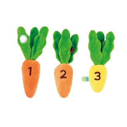 ミニファームシリーズ ぱりぱりにんじん畑 ベビー ファインモータートイ 知育玩具 お世話遊び 指先遊び 出産祝い ギフト 赤ちゃん 布製 野菜 かわいい プレゼント 子供 キッズ 子ども クリスマス(代引不可)