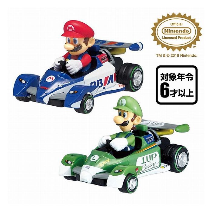 京商 マリオカート プルバックマリオ&ルイージ(代引不可)
