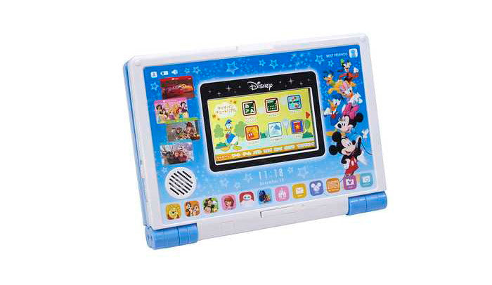 バンダイ ディズニー&ディズニー/ピクサーキャラクターズ パソコンとタブレットの2WAYで遊べる! ワンダフルドリームタッチパソコン(代引不可)