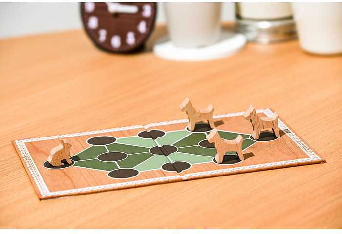 幻冬舎 木製パズル&ゲーム うさぎと猟犬(代引不可)