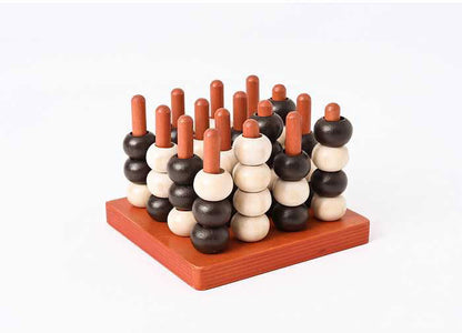 立体四目ならべゲーム 改定版 幻冬舎 6才から 知育玩具 子ども 対戦型 三次元 大人 脳トレ 室内遊び 木製 空間認識 ギフト プレゼント 誕生日 キッズ 子供 ゲーム クリスマス(代引不可)