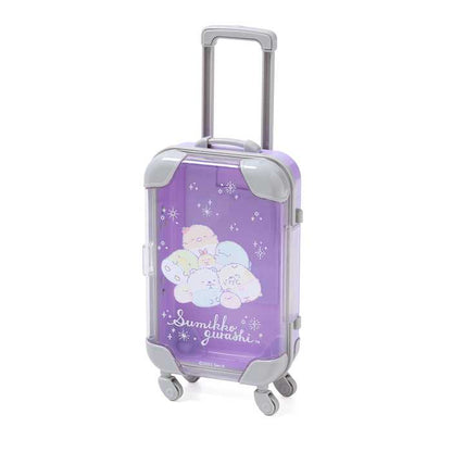 すみっコぐらし ミニキャリーケースメイクセット キッズコスメ すみっこ リップグロス つけ爪 おしゃれ お出かけ プレゼント ギフト ヘアメイク 女の子 メイク おしゃれ 女の子(代引不可)