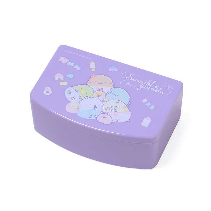 すみっコぐらし ミラー付き コスメボックス メイクセット アイシャドウ リップスティック ネイルカラー ヘアゴム リング ヘアメイク プレゼント 女の子 子供 子ども キッズ(代引不可)