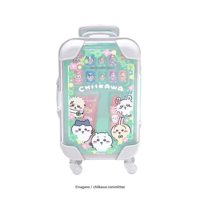 レイス ちいかわ ミニキャリーケースメイクセット ミントグリーン(代引不可)