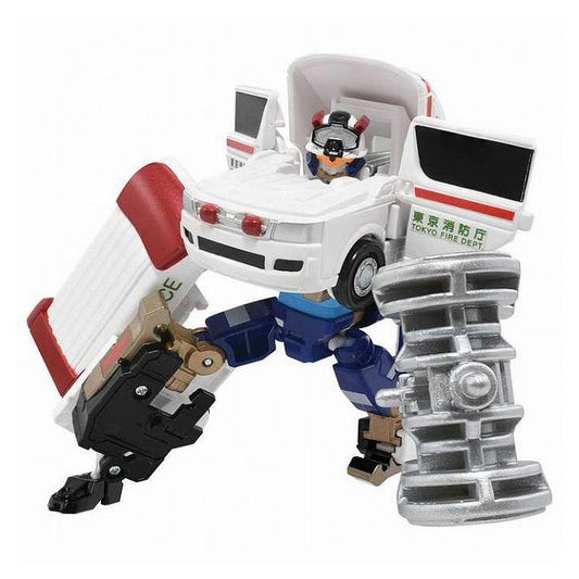 タカラトミー トミカ ジョブレイバー JB03 メディブレイバーカスタム トヨタ ハイメディック救急車(代引不可)