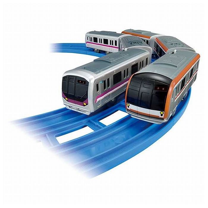 プラレール 半蔵門線 有楽町線 副都心線 ダブルセット タカラトミー TAKARA TOMMY 玩具 おもちゃ 電車 新幹線 ギフト プレゼント 子供 子ども コレクション 男の子 女の子 遊び(代引不可)