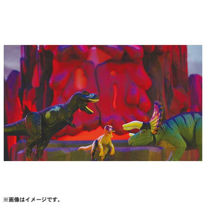 タカラトミー 冒険大陸 アニアキングダム ボルケーノの恐竜セット(メタルレッドVer.)(代引不可)