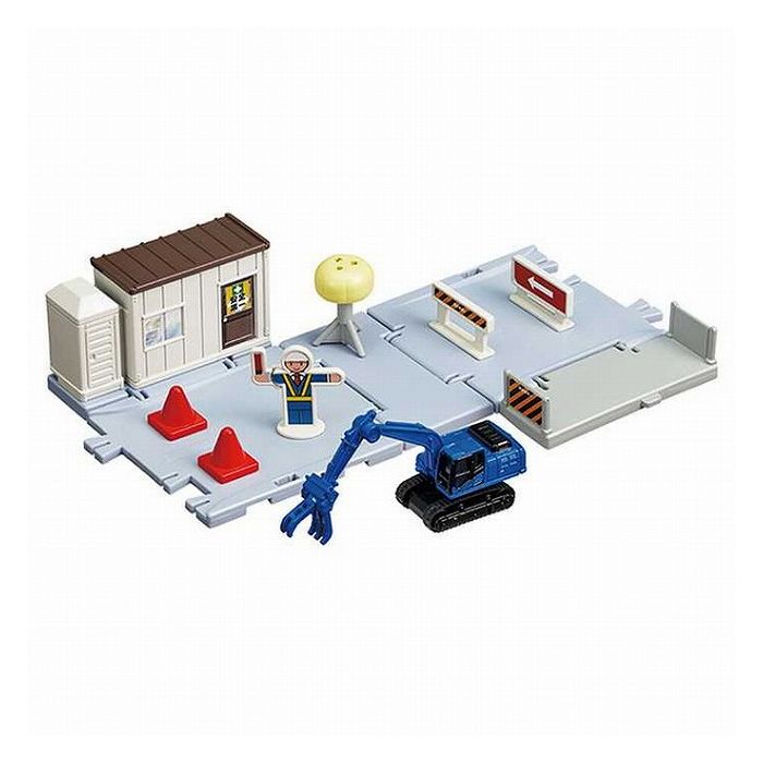 タカラトミー トミカタウン どうろ工事現場(トミカ&情景パーツ付き)(代引不可)