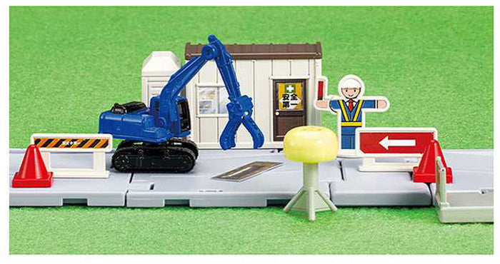 タカラトミー トミカタウン どうろ工事現場(トミカ&情景パーツ付き)(代引不可)