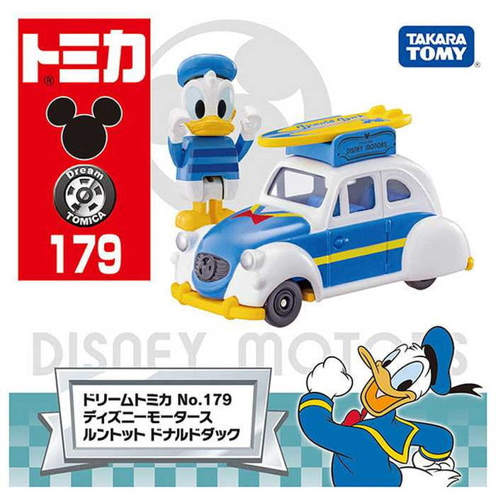 タカラトミー ドリームトミカ No.179 ディズニーモータース ルントット ドナルドダック(代引不可)