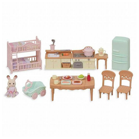 シルバニアファミリー 赤い屋根の大きなお家 おすすめ家具セット コトコトクッキング 誕生日 プレゼント 子供 女の子 3歳 4歳 5歳 6歳 ギフト お人形 シルバニア 小学生 玩具 おもちゃ(代引不可)