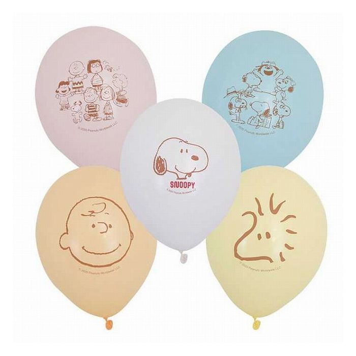 宝興産 PEANUTS 5個入バルーン パステル(代引不可)