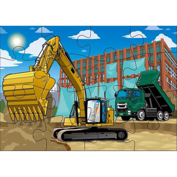 くもん出版 くもんのジグソーパズルSTEP2 かっこいいはたらくくるま(代引不可)