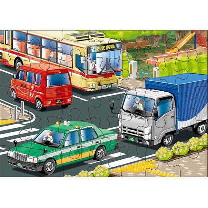 くもん出版 くもんのジグソーパズルSTEP3 はたらく車のなかまたち(代引不可)