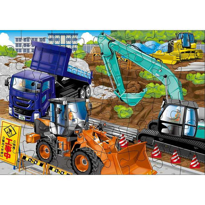 くもん出版 くもんのジグソーパズルSTEP3 はたらく車のなかまたち(代引不可)