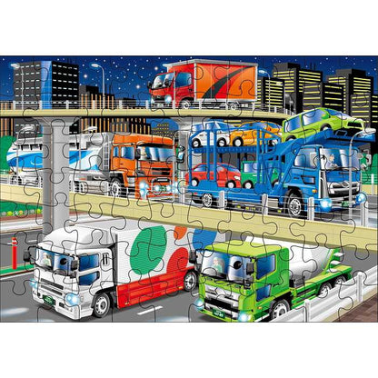 くもん出版 くもんのジグソーパズルSTEP4 いろいろな場面ではたらく車(代引不可)