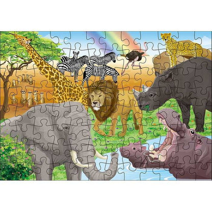 くもん出版くもんのジグソーパズルSTEP5 大自然の動物たちJP-56(代引不可)