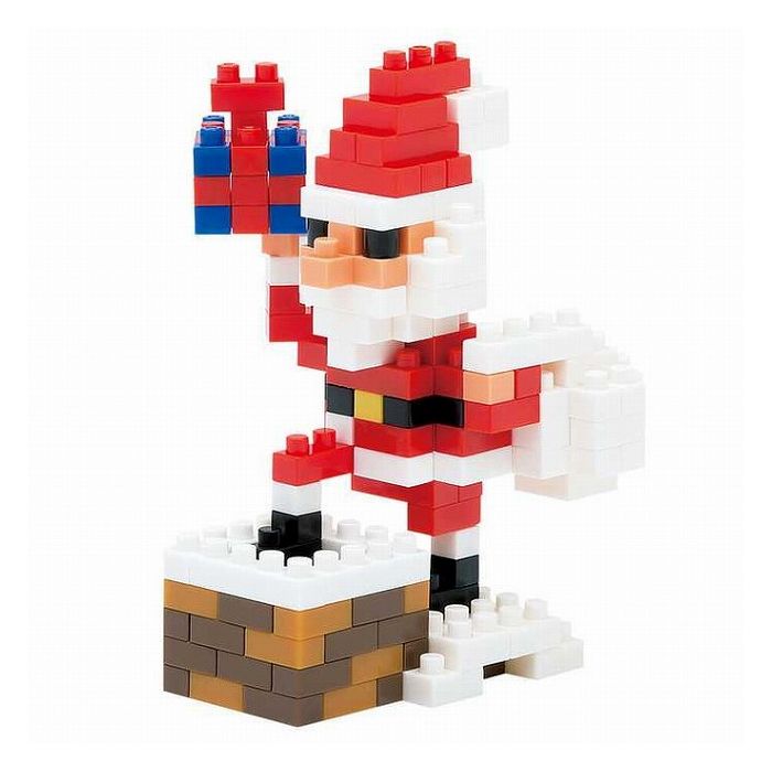 カワダ ナノブロック 煙突の上のサンタクロース(代引不可)