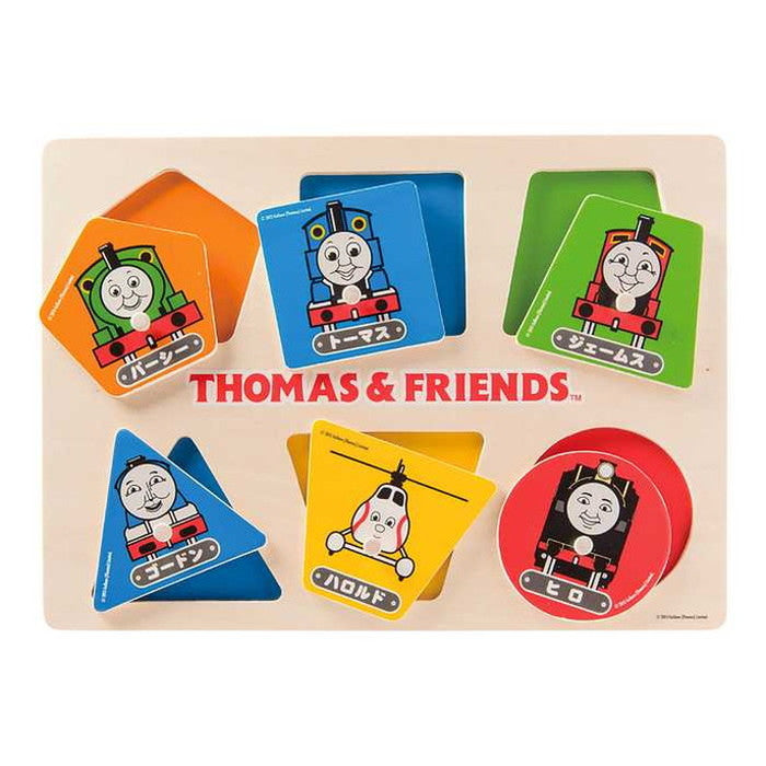 カワダ トーマス木製パズル かたちであそぼう!(代引不可)