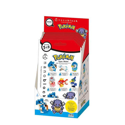 ナノブロック ミニナノ ポケットモンスター みずタイプ(BOX)全種類 コンプリートエディション(代引不可)