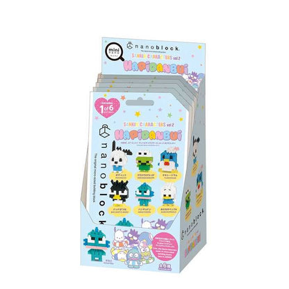 ナノブロック ミニナノ サンリオキャラクターズ vol.2 はぴだんぶい(BOX)全種類 コンプリートエディション(代引不可)
