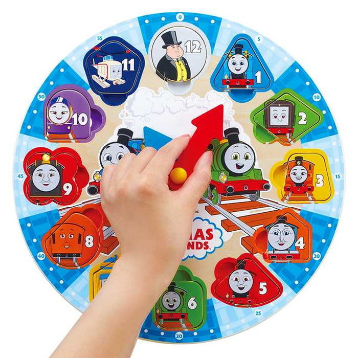 カワダ きかんしゃトーマス 木製とけいパズル(代引不可)