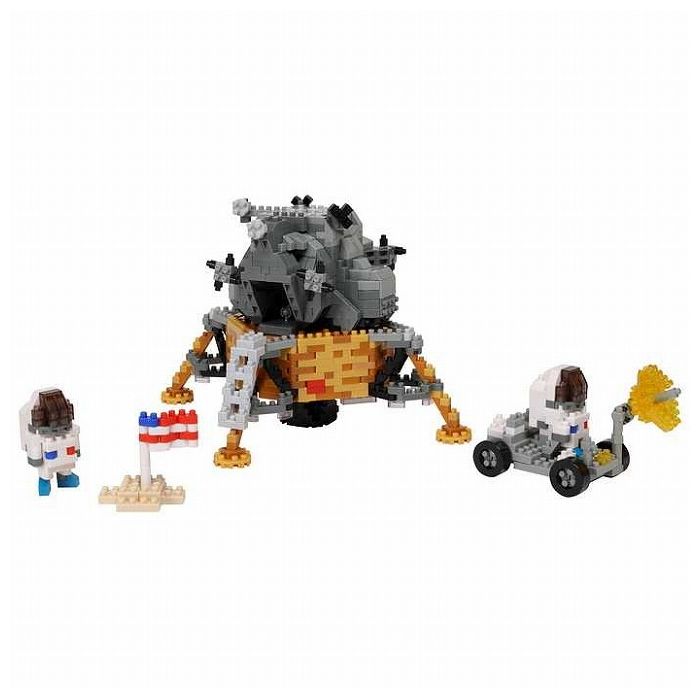 ナノブロック 月着陸船 室内 遊び プレゼント ホビー インテリア コレクション 宇宙 星 空 おもちゃ 玩具 キッズ 男の子 女の子 女子 男子 誕生日プレゼント ギフト おもちゃ(代引不可)