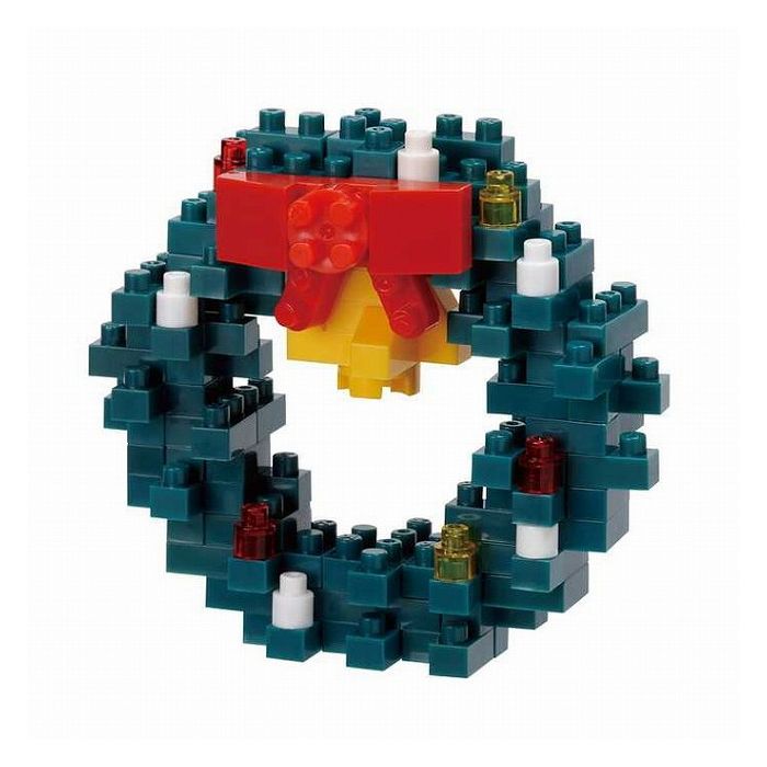 カワダ ナノブロック クリスマスリース(代引不可)