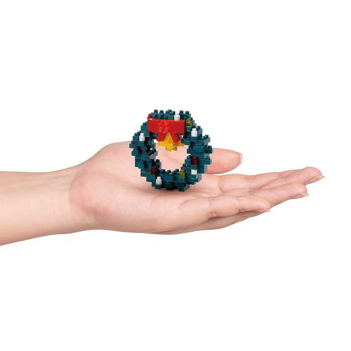 カワダ ナノブロック クリスマスリース(代引不可)