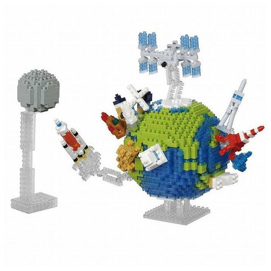 ナノブロック 地球と月 おもちゃ 玩具 キッズ 男の子 女の子 女子 男子 誕生日プレゼント ギフト 室内 遊び プレゼント ホビー インテリア コレクション 宇宙 星 空 地球 月(代引不可)