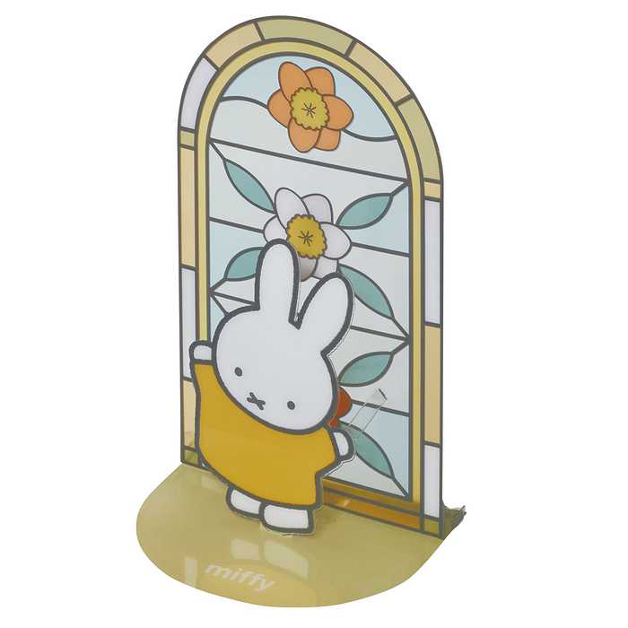 ミッフィー ステンドグラス 組み立て簡単 キャラクター 贈り物 ギフト プレセント カワダ クミテラ LED ライト 玄関 子ども 子供 キッズ 玄関 リビング 寝室 ダイニング モダン 光(代引不可)