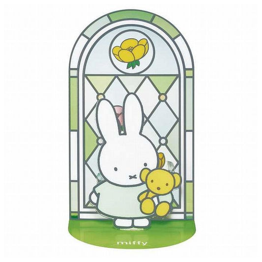 ミッフィー ステンドグラス 組み立て簡単 キャラクター 贈り物 ギフト プレセント カワダ クミテラ LED ライト 玄関 子ども 子供 キッズ 玄関 リビング 寝室 ダイニング モダン 光(代引不可)