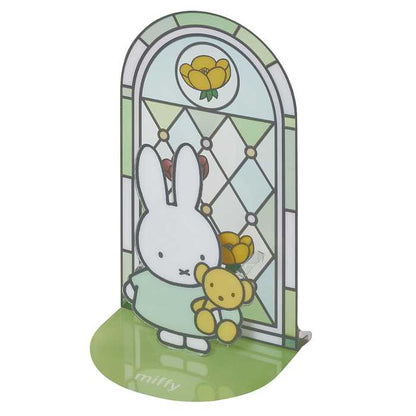 ミッフィー ステンドグラス 組み立て簡単 キャラクター 贈り物 ギフト プレセント カワダ クミテラ LED ライト 玄関 子ども 子供 キッズ 玄関 リビング 寝室 ダイニング モダン 光(代引不可)