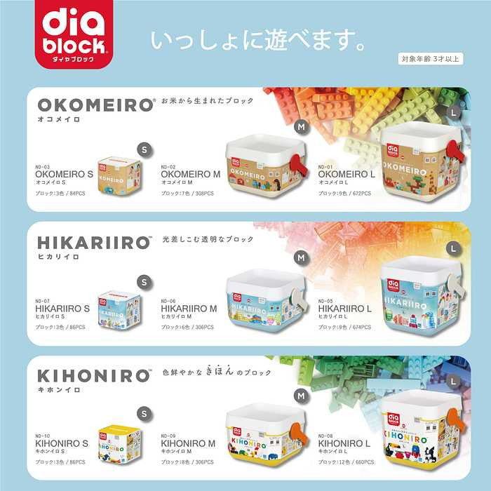 カワダ ダイヤブロック KIHONIRO(キホンイロ) M(代引不可)