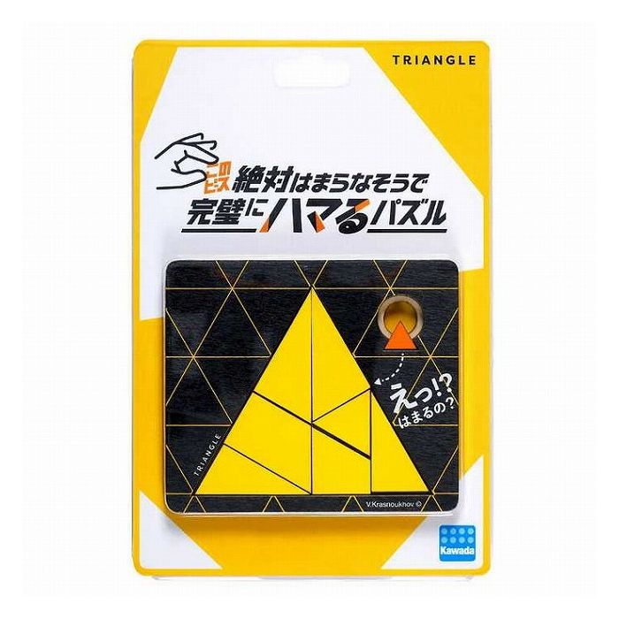 カワダ このピース絶対はまらなそうで完璧にハマるパズル トライアングル KR-01(代引不可)