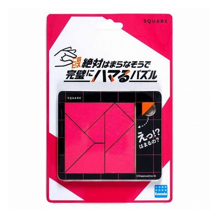 【5%OFF】カワダ このピース絶対はまらなそうで完璧にハマるパズル スクエア KR-02(代引不可)