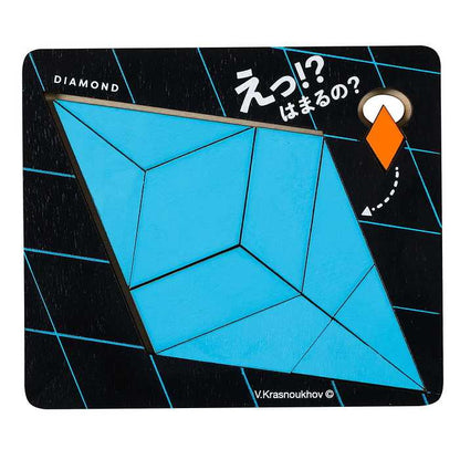 カワダ このピース絶対はまらなそうで完璧にハマるパズル ダイヤモンド KR-03(代引不可)