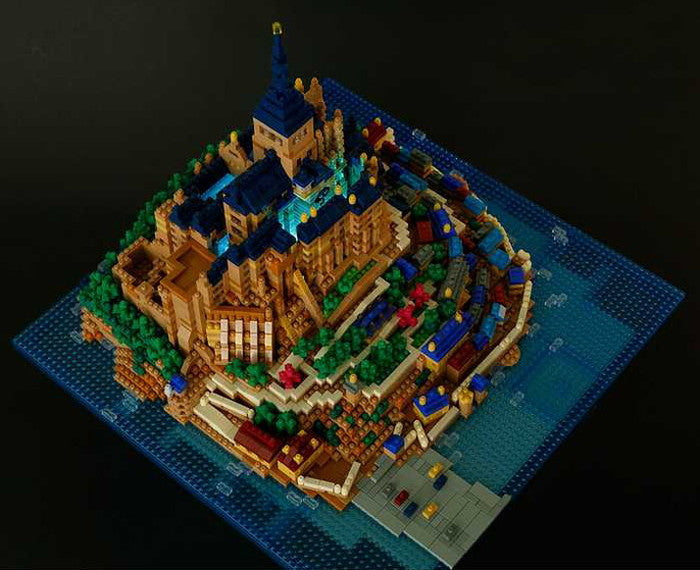 【予約商品 4月1日まで先行販売】ナノブロック モン・サン・ミシェル デラックスエディション カワダ(代引不可)