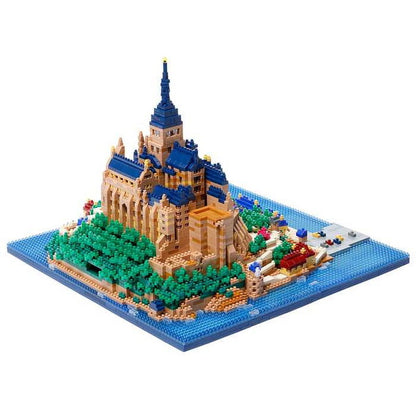 【予約商品 4月1日まで先行販売】ナノブロック モン・サン・ミシェル デラックスエディション カワダ(代引不可)